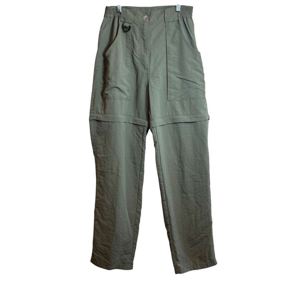 World Wide Sportsman Womens Small Sage Green Convertible Zip Off Cargo Pants